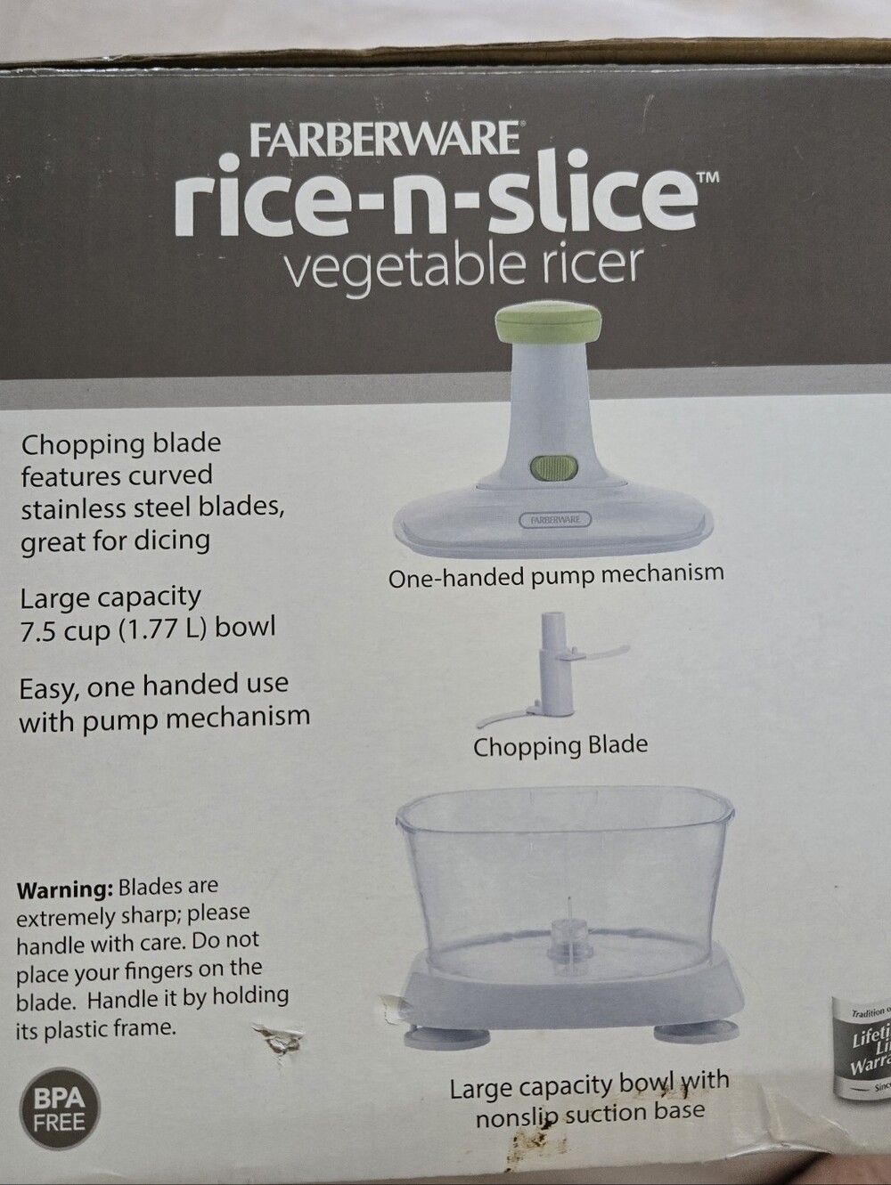 Farberware Rice n Slice Vegetable Ricer - Picture 2 of 6